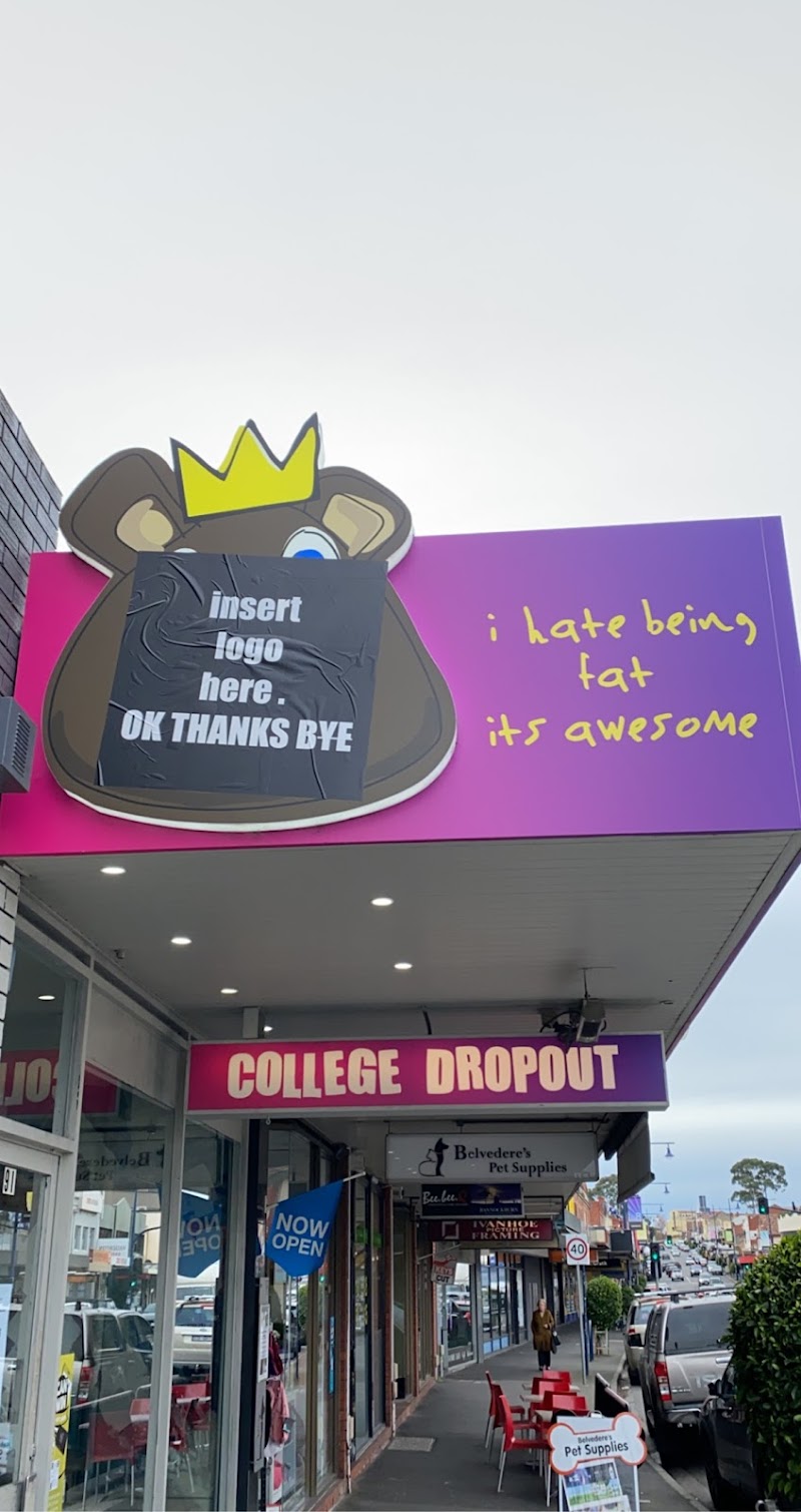 College Dropout Burgers (Ivanhoe)